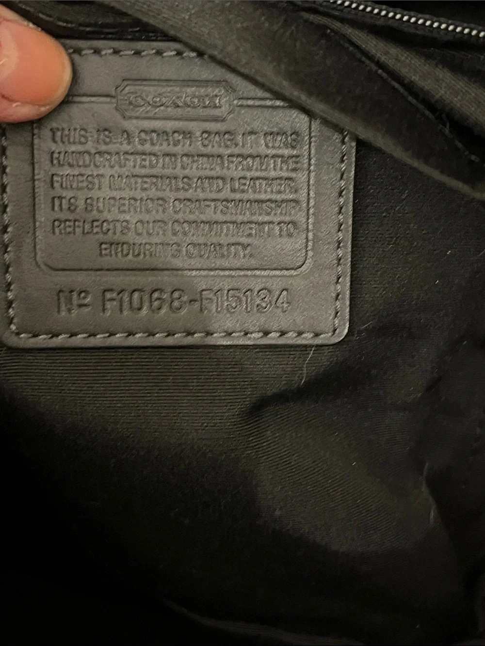 Coach excellent used